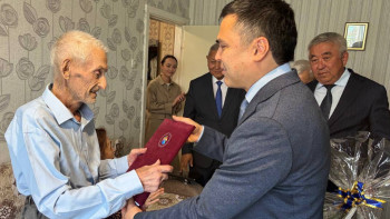 Фотография к новости: Первоцелинник Аслан Нехай отметил 90-летний юбилей в Северо-Казахстанской области