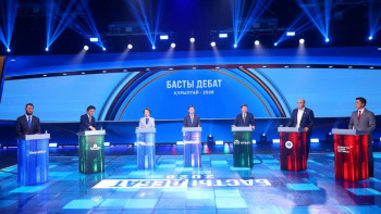 Фотография к новости: «Главные дебаты – 2026»: лидеры семи партий встретились в прямом эфире 24KZ