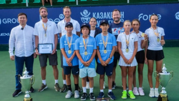 Фотография к новости: Астана-1 выиграла Кубок Казахстана U12 сразу в трех зачетах