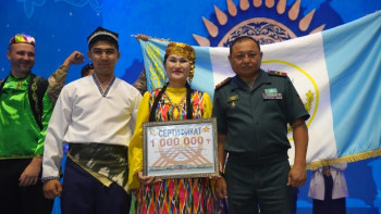 Фотография к новости: Военнослужащие поборолись за звание лучших знатоков казахского языка