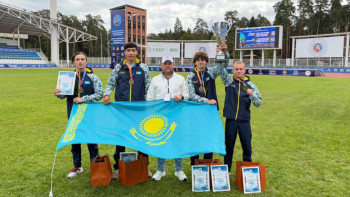 Фотография к новости: Казахстанцы завоевали четыре бронзы на чемпионате мира по пожарно-спасательному спорту