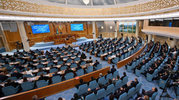 Фотография к новости: Депутаты Курултая дают присягу народу Казахстана