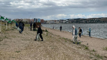 Фотография к новости: 1,5 тысячи тонн мусора вывезли с берегов рек и водоемов Казахастана