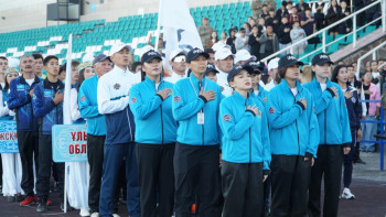 Фотография к новости: В Жезказгане проходит чемпионат Казахстана по пожарно-спасательному спорту