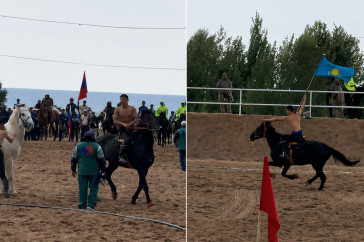 Фотография к новости: Казахстан взял два золота в один день на Всемирных играх кочевников