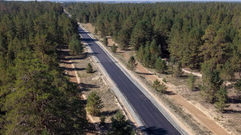 Фотография к новости: Более 5 км дороги заасфальтировали в области Абай