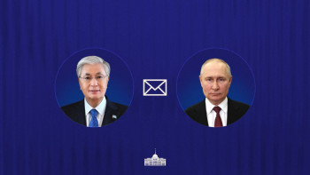 Фотография к новости: Токаев поздравил Путина с проведением выборов в Госдуму России