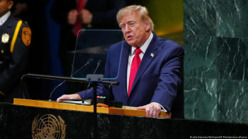 Фотография к новости: Трамп выступил в ООН с заявлениями о России и Иране