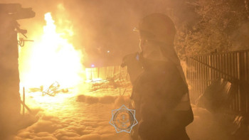 Фотография к новости: Полицейский оказался в реанимации после взрыва газовоза в Семее