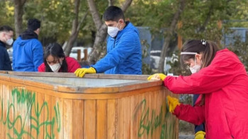 Фотография к новости: 70% граффити Астаны нашли в одном районе