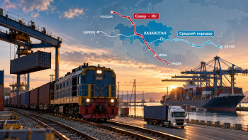 Фотография к новости: Через Казахстан в Европу: контейнерный поток по Среднему коридору вырос на 58%
