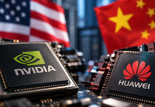 Фотография к новости: Nvidia теряет Китай: доля на рынке чипов для ИИ упала до 34%