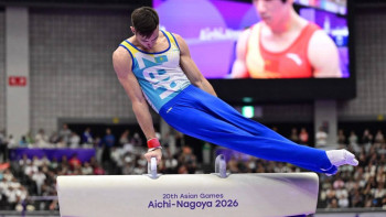 Фотография к новости: Два казахстанских гимнаста вышли в финал чемпионата мира в Роттердаме
