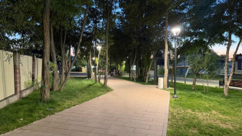 Фотография к новости: В Алматы в микрорайоне Шанырак-1 открыли новый сквер