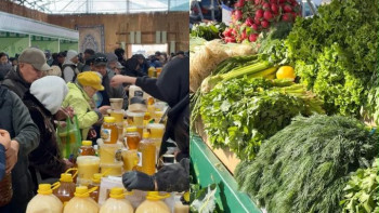 Фотография к новости: Более 7,5 тысячи тонн продуктов привезли на ярмарки «Дала дәмі» в Казахстане