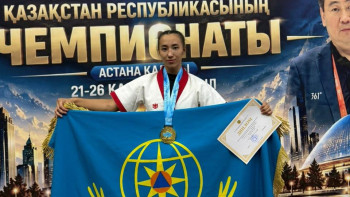 Фотография к новости: Сотрудница МЧС из Павлодарской области стала чемпионкой Казахстана по ММА