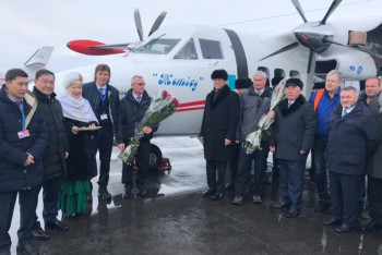В Талдыкорган прибыли два новых самолета чешской сборки для внутреннего сообщения 