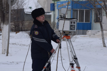 Фотография к новости: Передвижные фоторадары устанавливают на дорогах Акмолинской области 