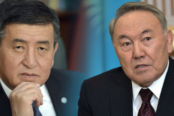 Фотография к новости: Назарбаев и Жээнбеков обменялись поздравлениями с Новым годом