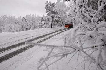 Фотография к новости: В Казахстане из-за сильных морозов закрыто движение транспорта на дорогах