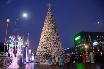 70 млн тенге потратили на новогоднее оформление Шымкента