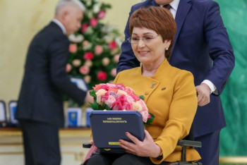 Фотография к новости: Герой труда Куралай Байменова: Моё оружие - слово