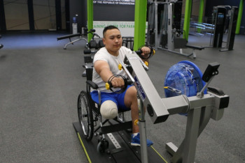 Фотография к новости: Астанчане с инвалидностью смогут бесплатно заниматься спортом в специальном тренировочном центре