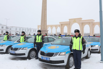 Актюбинским полицейским обновили автопарк