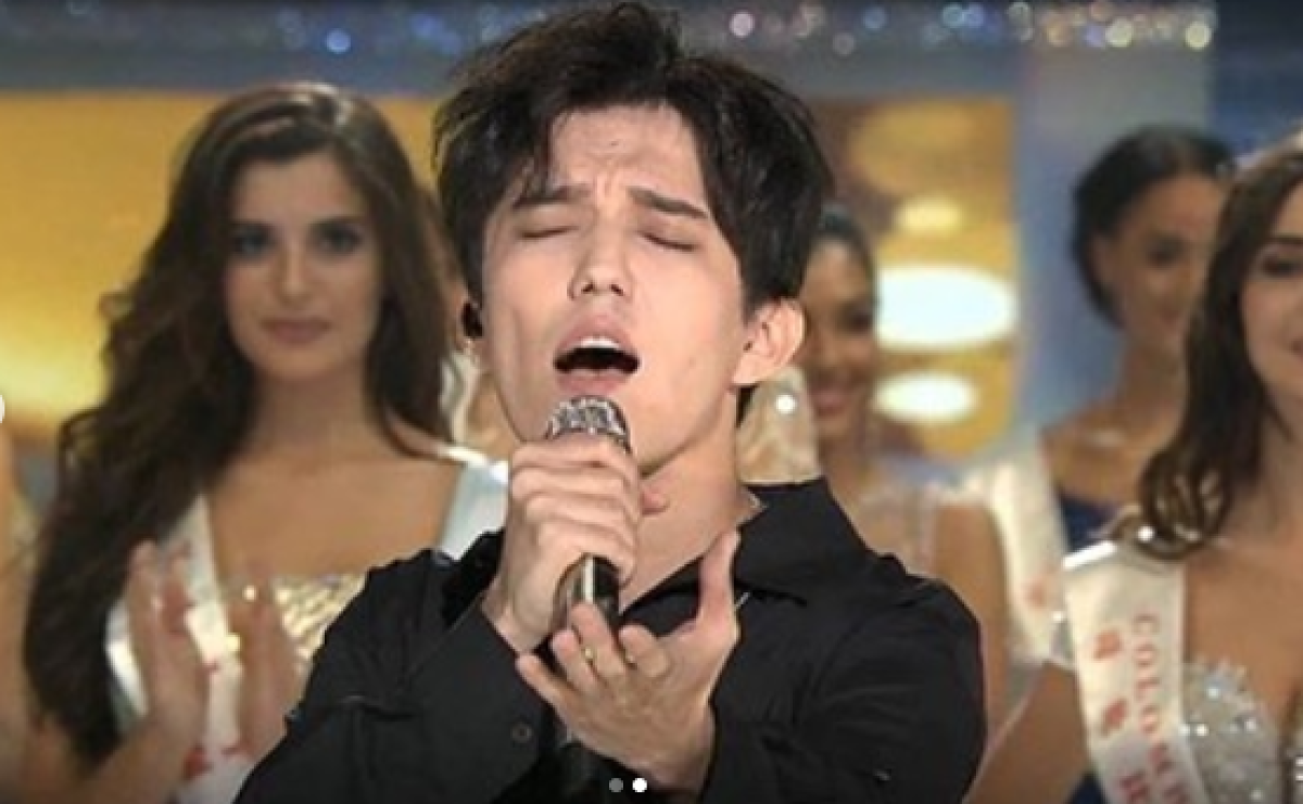 Димаш с триумфом выступил на "Мисс мира-2018"