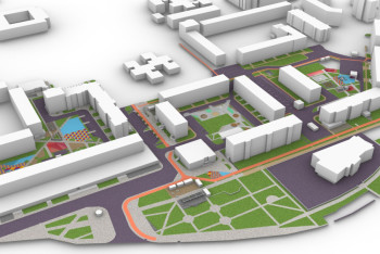 Фотография к новости: Умные домофоны, остановки и шлагбаумы: как меняется микрорайон "Жастар" в Астане