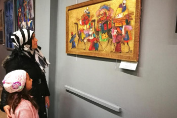 Фотография к новости: Выставка казахстанских художников проходит в Турции