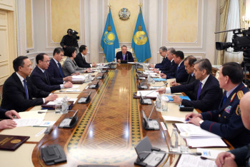 Фотография к новости: В Астане прошло заседание Совбеза по национальной безопасности