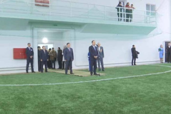 Фотография к новости: Новый крытый футбольный зал заработал в Кокшетау