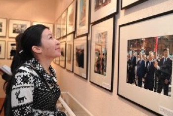 Фотография к новости: Фотовыставка о Нурсултане Назарбаеве пройдёт в Астане