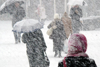 Фотография к новости: Снегопады и метели ожидаются на большей территории Казахстана в ближайшие дни 