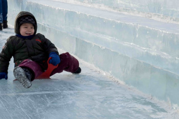 В Астане установят 16-метровую ледовую горку 
