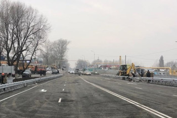 Фотография к новости: Реконструкцию аварийного моста завершили в Алматы