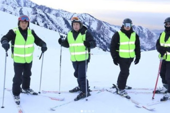 Полицейские на лыжах будут патрулировать горнолыжный курорт "Шымбулак"