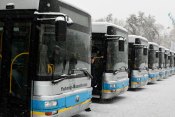 Фотография к новости: Алматинских перевозчиков наказали за плохую подготовку к зимнему сезону