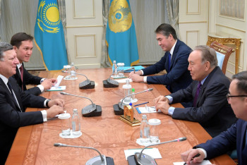 Нурсултан Назарбаев встретился с Жозе Баррозу