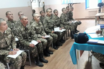 Фотография к новости: Подразделения РГК "Запад" пополнили более 500 новобранцев