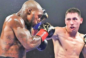 Фотография к новости: Алимханулы одержал четвертую победу на профи-ринге