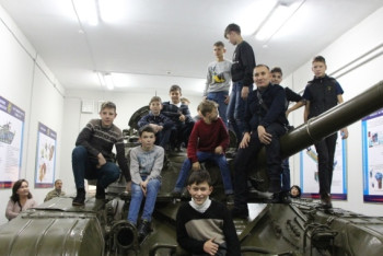 Воспитанники детского дома посетили Кадетский корпус в Астане