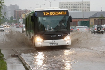 Фотография к новости: В каких районах Астаны модернизируют ливневую систему, рассказал Султанов
