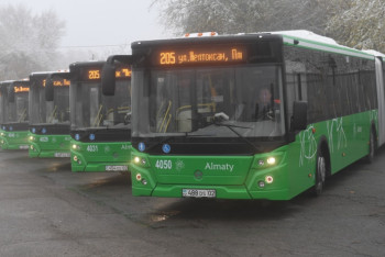 В Алматы по линии BRT запущен новый маршрут 