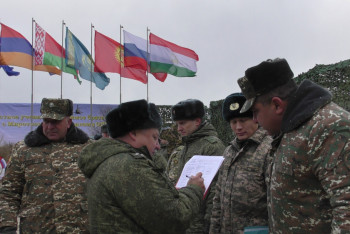 Фотография к новости: Военнослужащие Казахстана принимают участие в учении "Нерушимое братство-2018" 