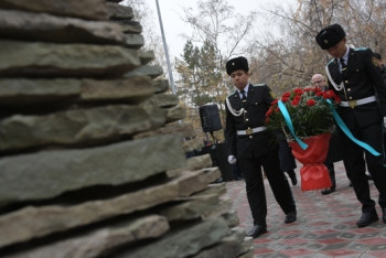 В Павлодаре открыли мемориальный комплекс погибшим в Афганистане солдатам