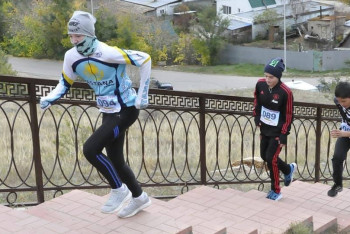  В Кокшетау состоялся забег по лестнице "Баспалдақ"