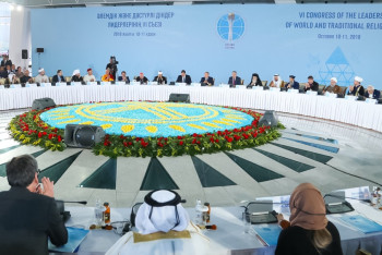 Фотография к новости: Роль Казахстана в работе съезда мировых религий очень серьёзна и значима – гость из ОАЭ