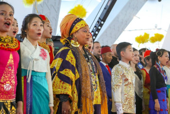 Фотография к новости: Произведение Ахмета Жубанова исполнили на английском языке на Съезде мировых религий